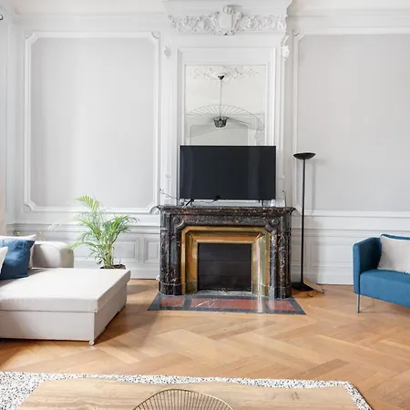 Le Rhone Haussmannien, Luxueux Spacieux Et Raffine Au Coeur De 6e Vue Rhone Apartment