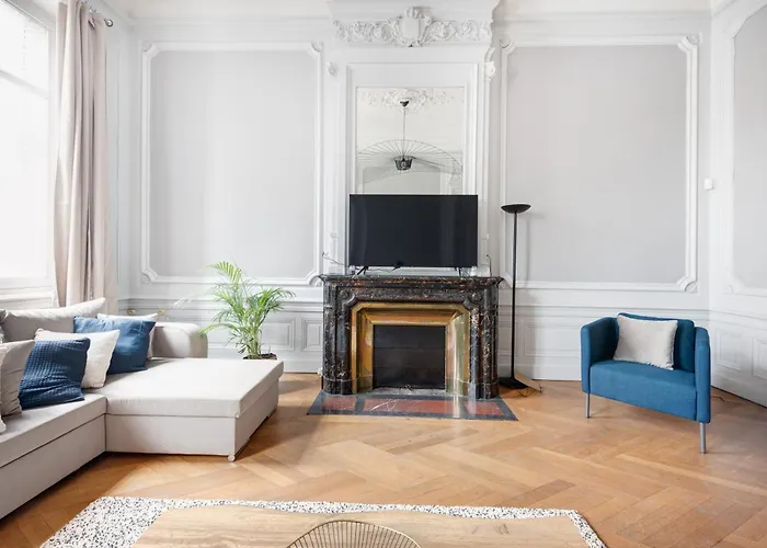 Le Rhone Haussmannien, Luxueux Spacieux Et Raffine Au Coeur De 6e Vue Rhone Apartament